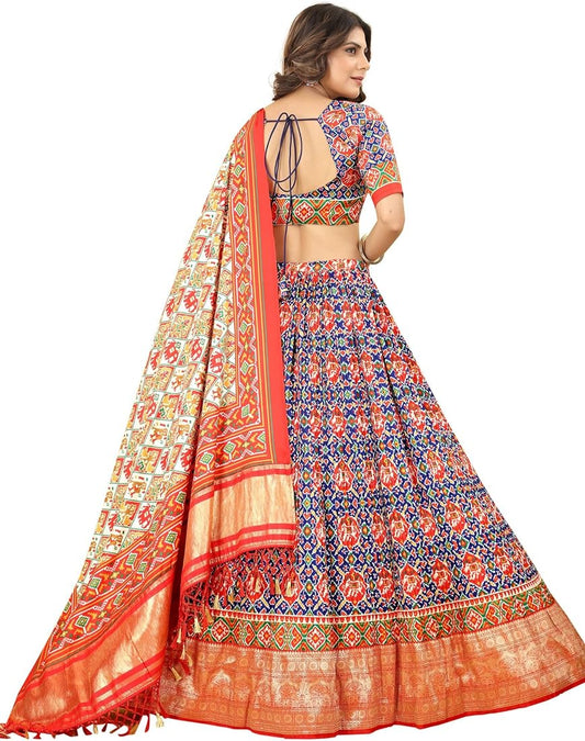 How can I wear a lehenga to look slim?