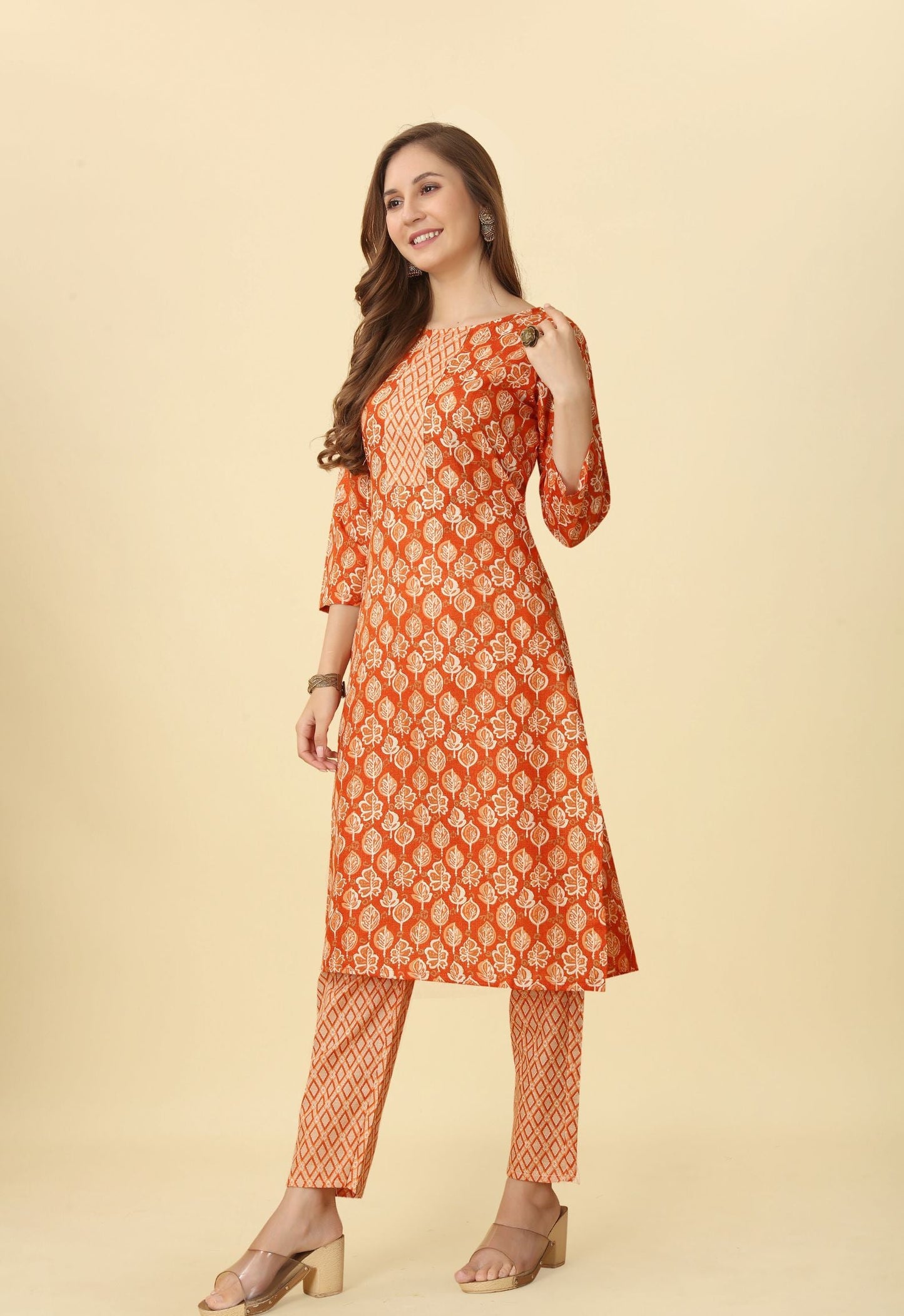 Cotton Kurta Set For Women