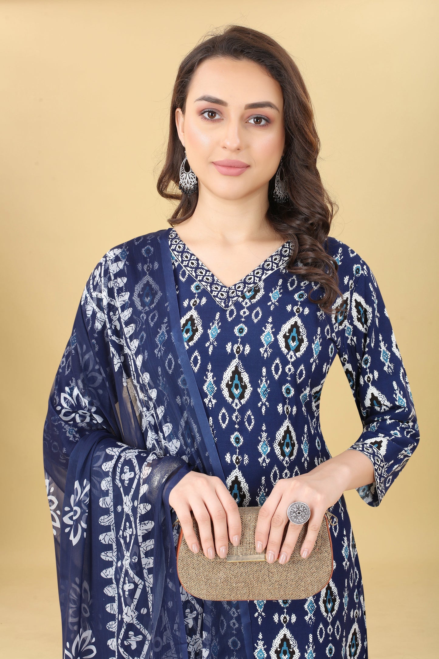 Rayon Printed Kurta With Pant For Casual Wear