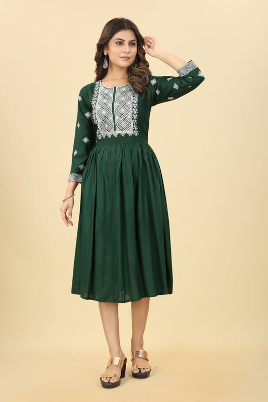 Women Embroidered Kurti for Women