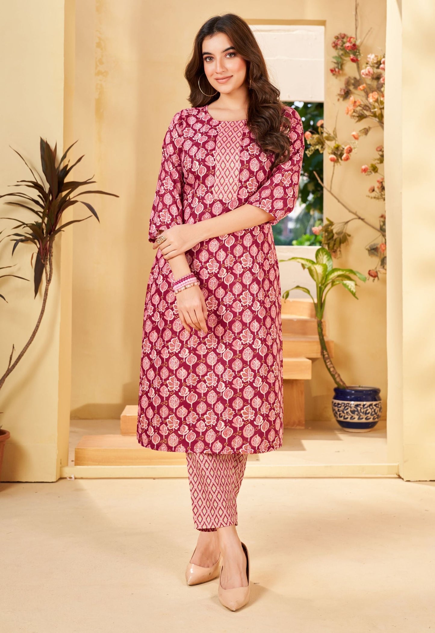 Cotton Kurta Set For Women