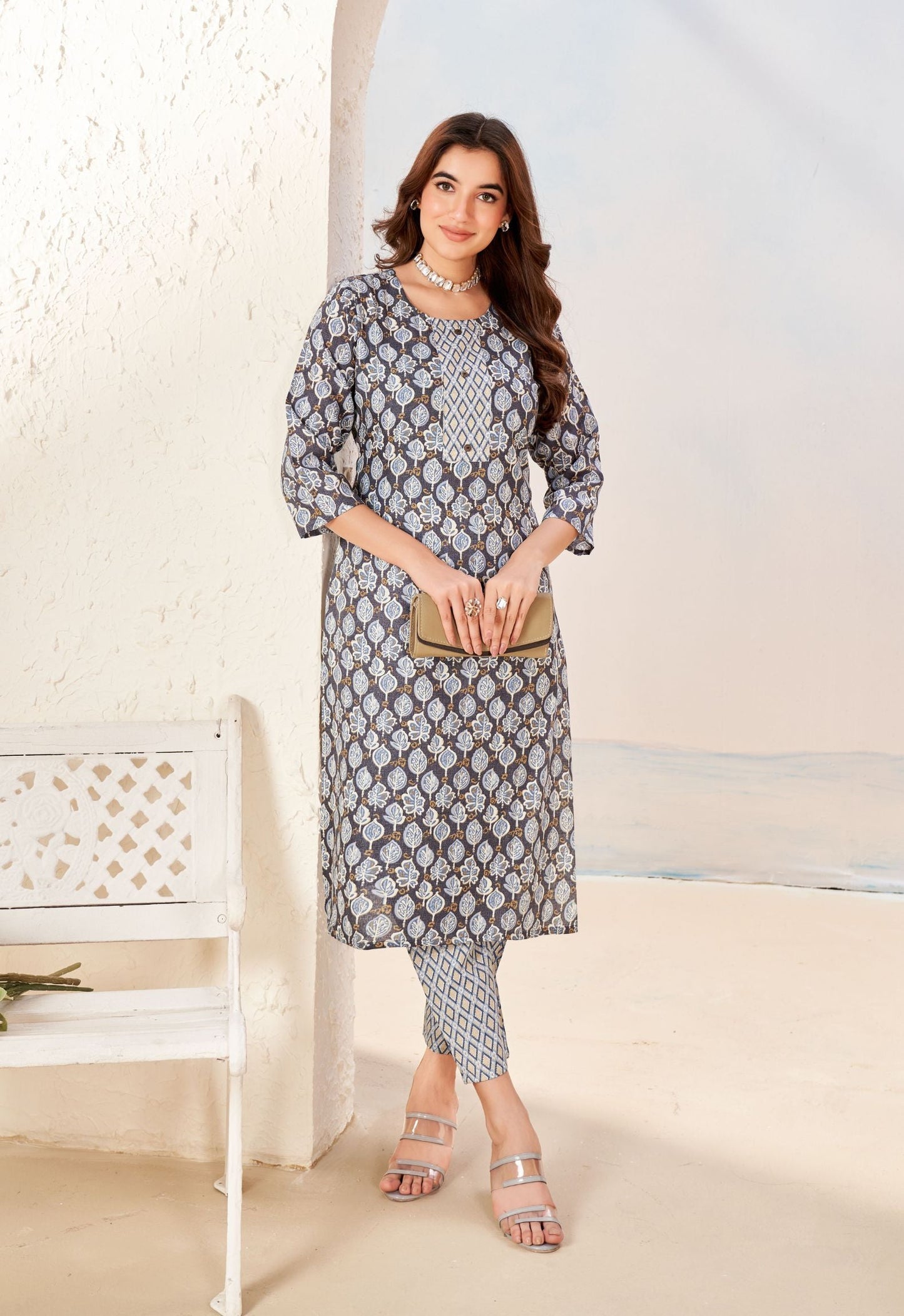 Cotton Kurta Set For Women