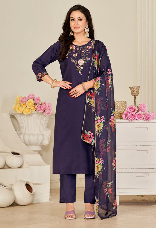 kurti pant dupatta set 